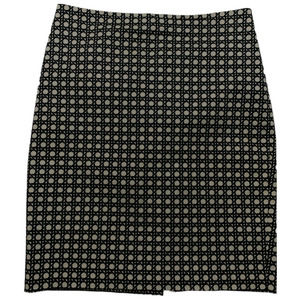 Ann Taylor Pencil Skirt Size 8 Cream Black